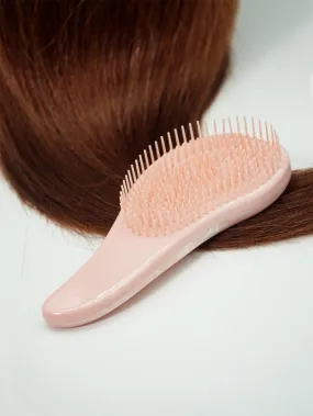 1 Pc Mini Marble Shaped Sole Air Cushion Comb Hair Care Girls Gift,Detangling Hair Brush For Adults & Kids Hair - Detangler Brush For Natural, Curly, Straight, Dry Or Wet Hair Brushes,Portable Hair Brush(Pink)