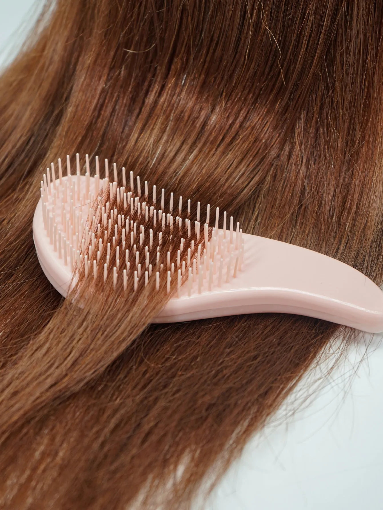 1 Pc Mini Marble Shaped Sole Air Cushion Comb Hair Care Girls Gift,Detangling Hair Brush For Adults & Kids Hair - Detangler Brush For Natural, Curly, Straight, Dry Or Wet Hair Brushes,Portable Hair Brush(Pink)