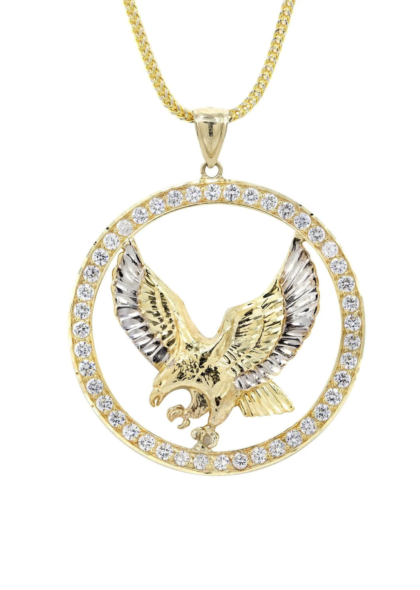 10K Yellow Gold Eagle Necklace | Appx. 19 Grams