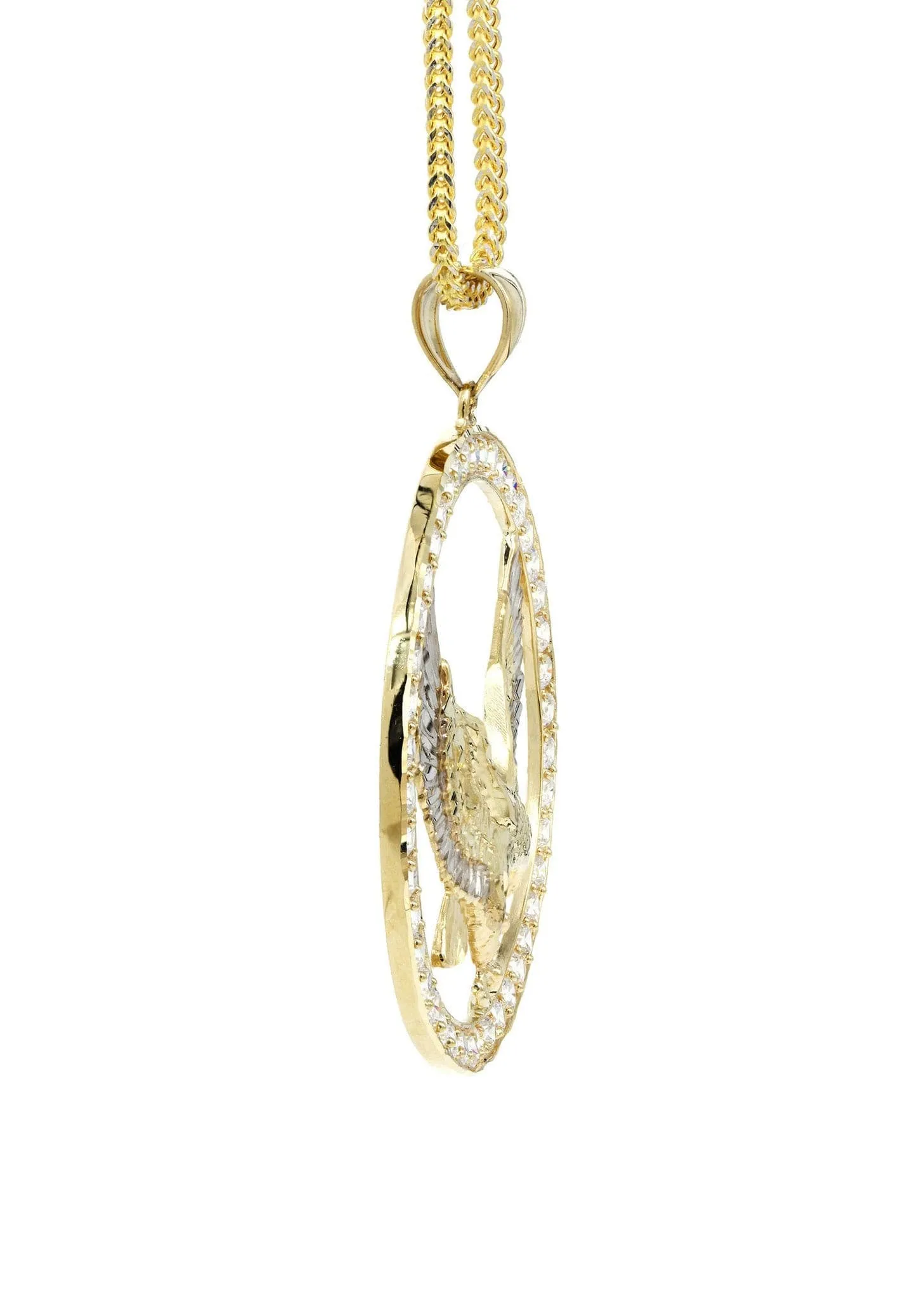 10K Yellow Gold Eagle Necklace | Appx. 19 Grams