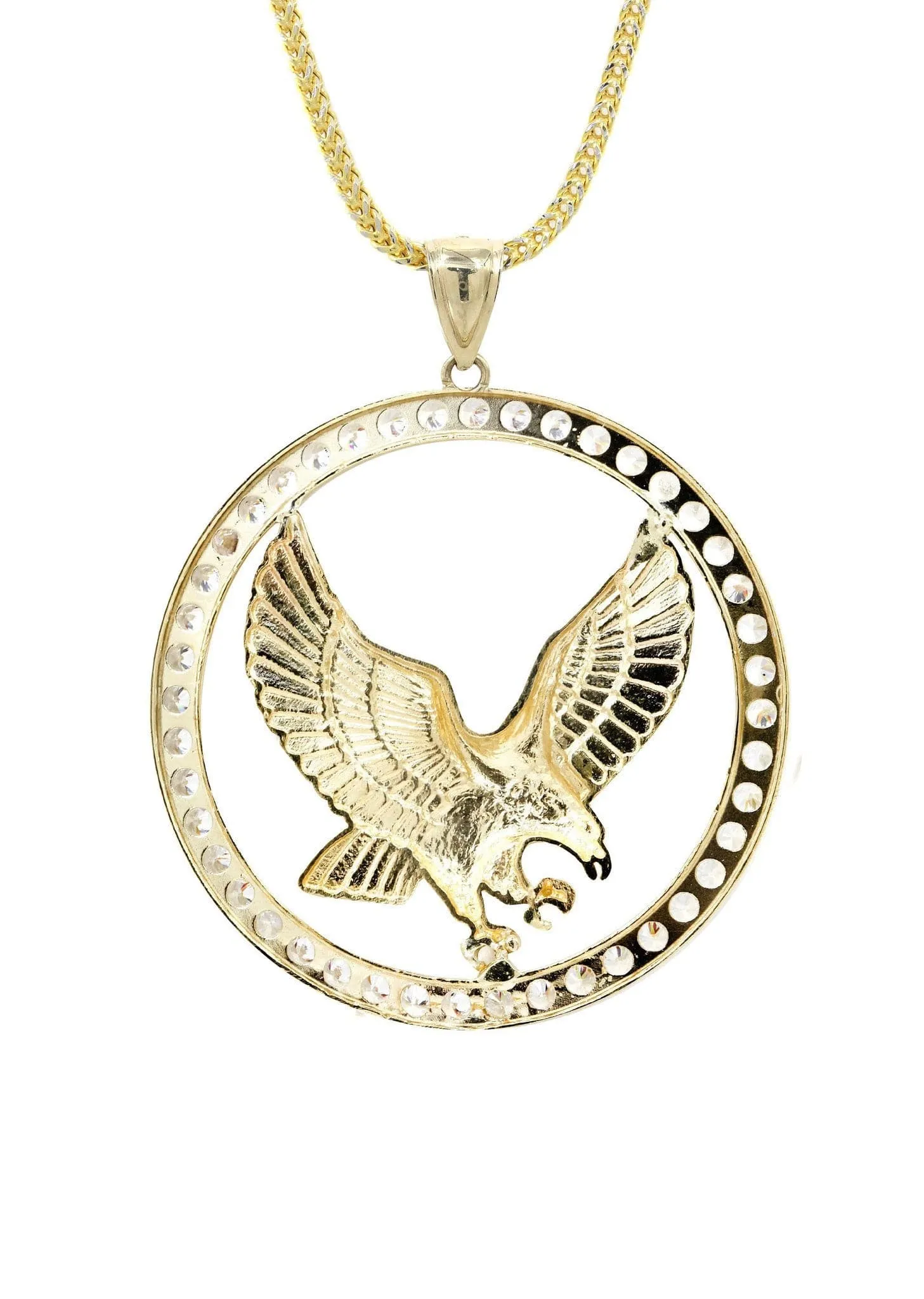 10K Yellow Gold Eagle Necklace | Appx. 19 Grams