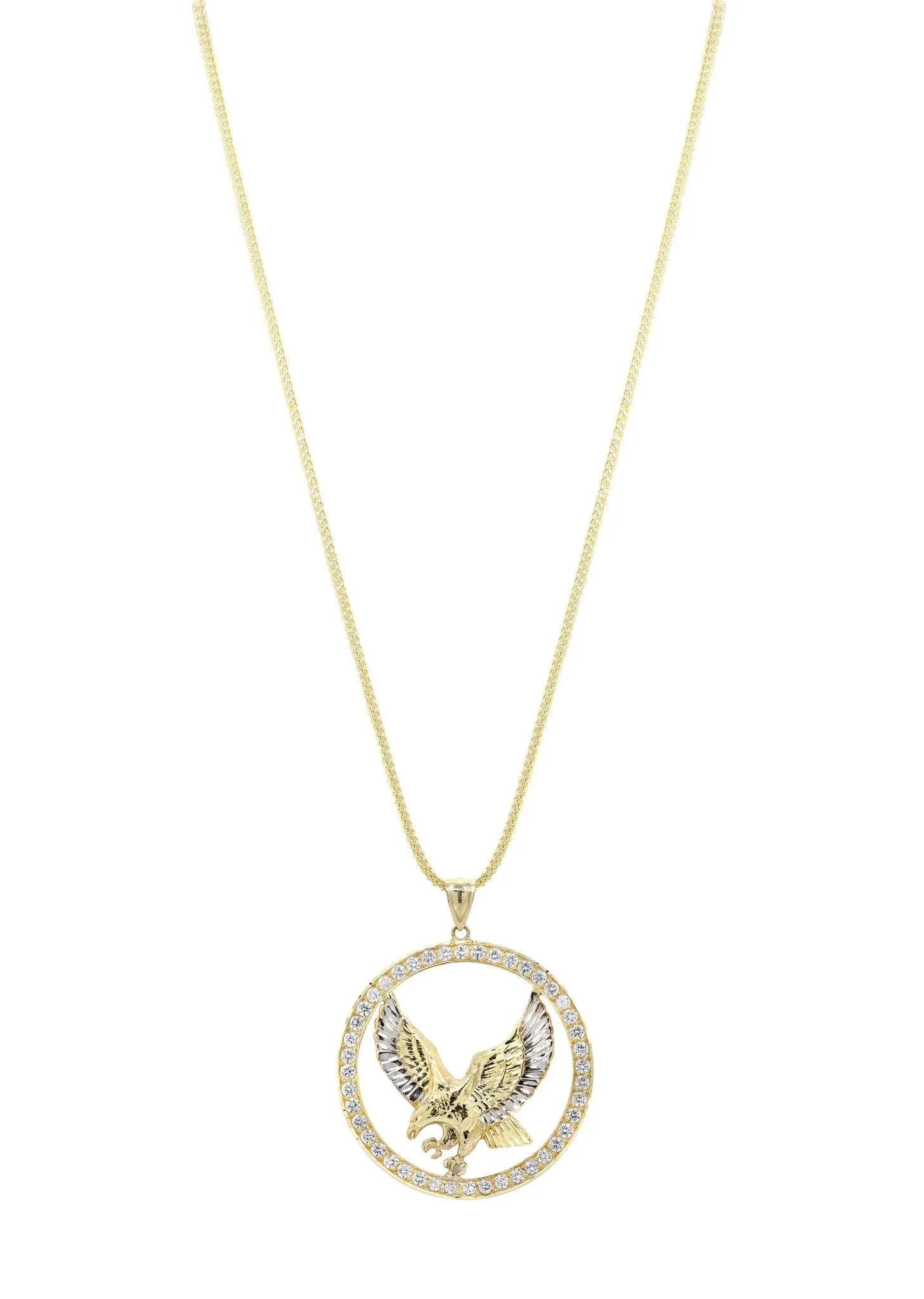 10K Yellow Gold Eagle Necklace | Appx. 19 Grams