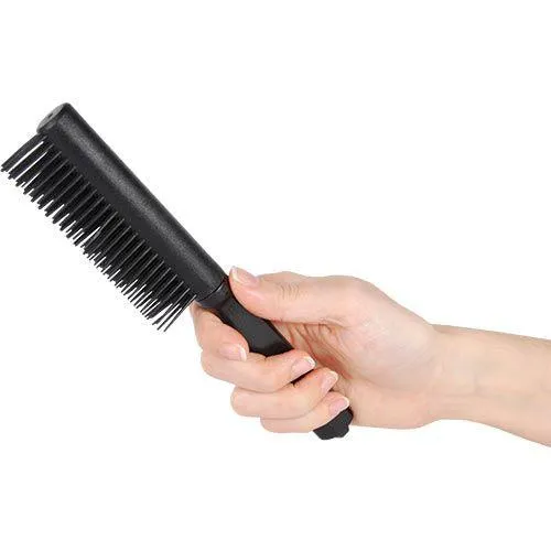 12) Units Black Color Plastic Comb with Hidden Knife