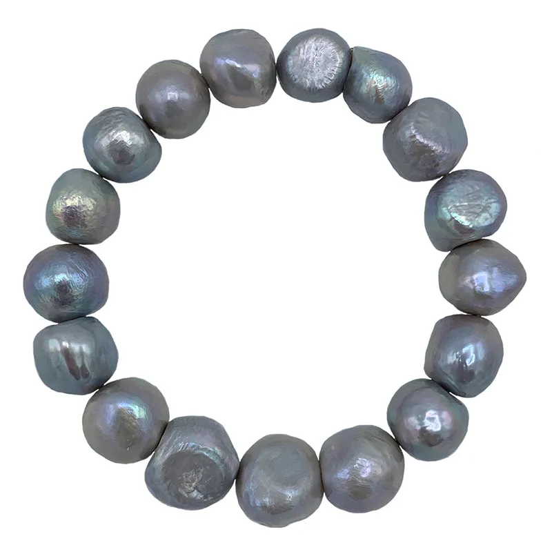 200-07-STR | GRAY BAM BAM STRETCH BRACELET