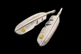 24K Gold Point Feather M