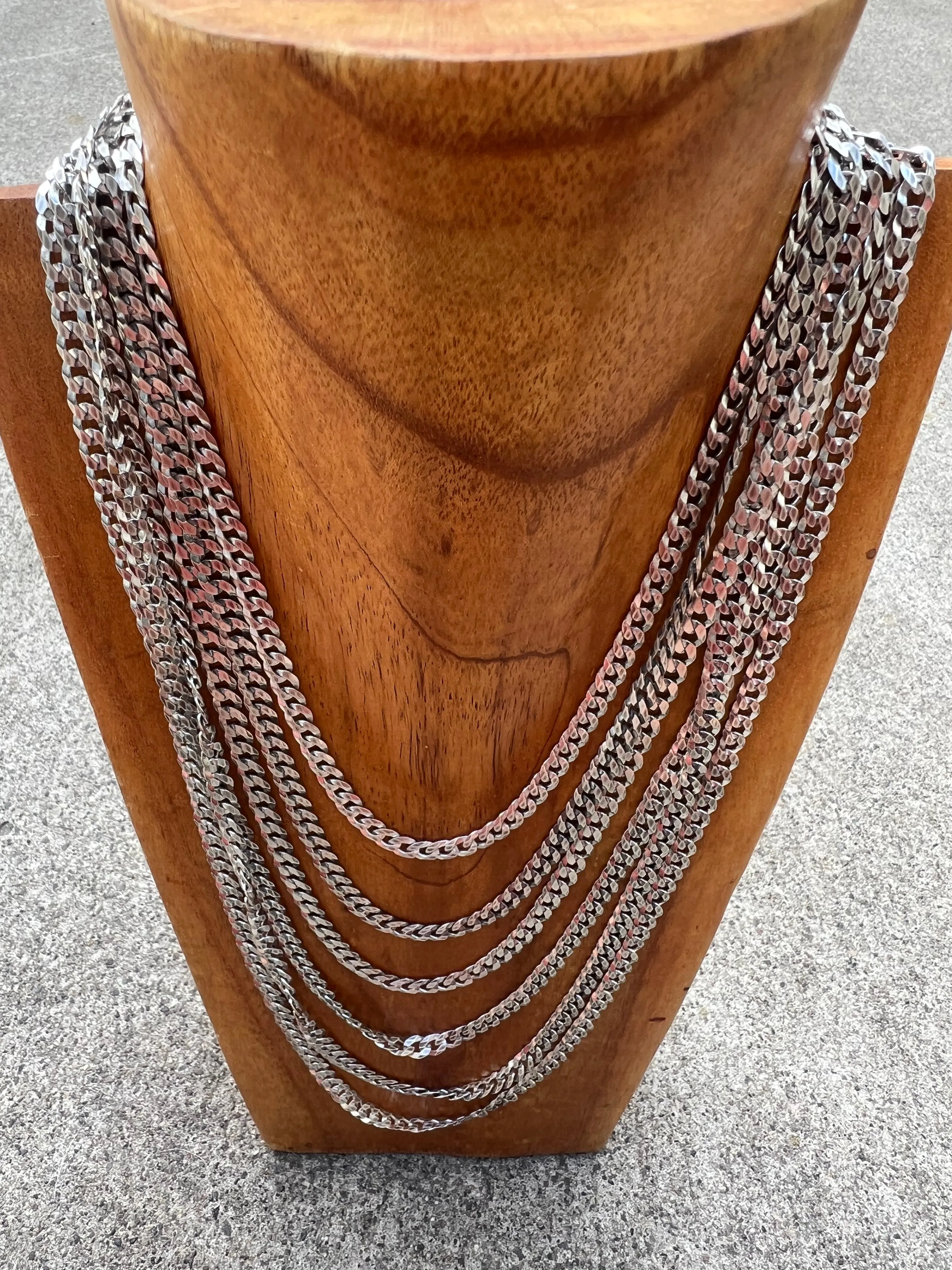 5.2 mm Curb Chain Sterling Silver