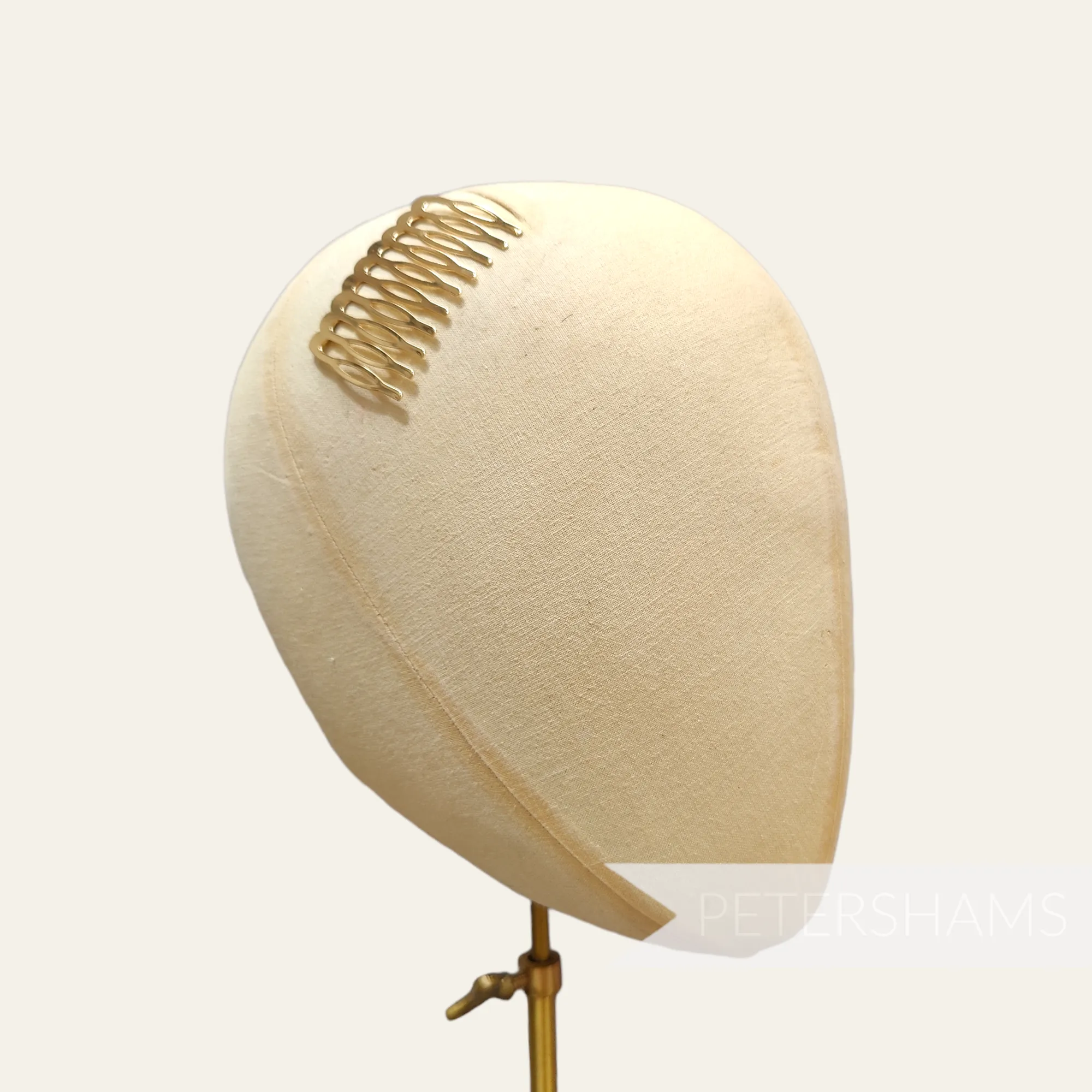 5.5cm Basic Silver or Gold Metal Hair Comb