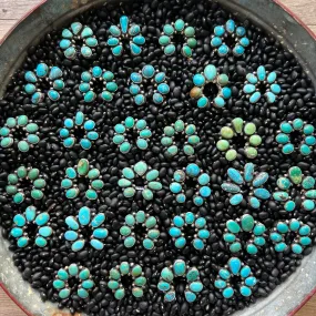 7 stone Turquoise Naja Ring size 8s