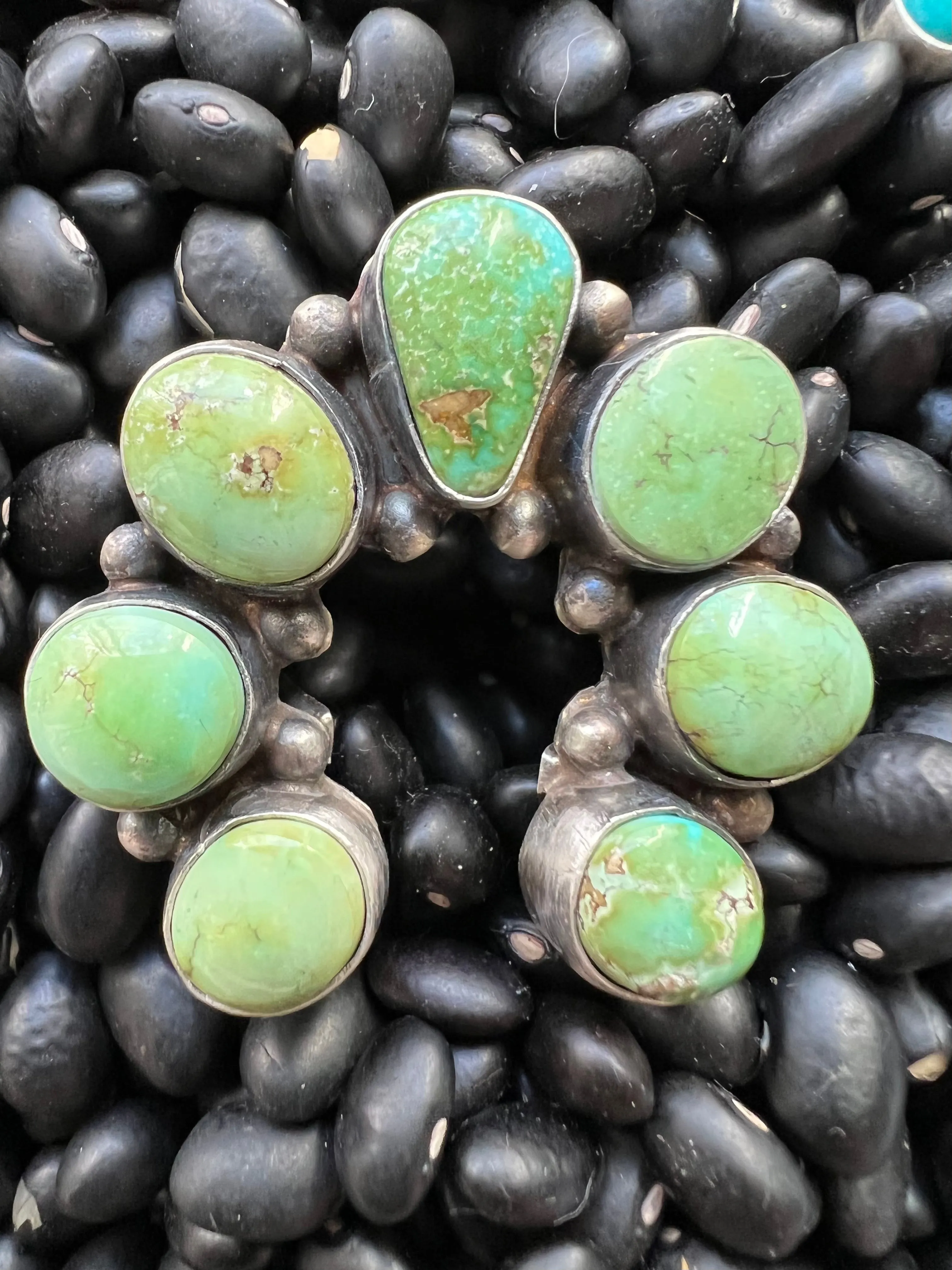 7 stone Turquoise Naja Ring size 8s