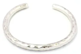 925 Sterling Silver Cuff Bangle Hollow Bracelet