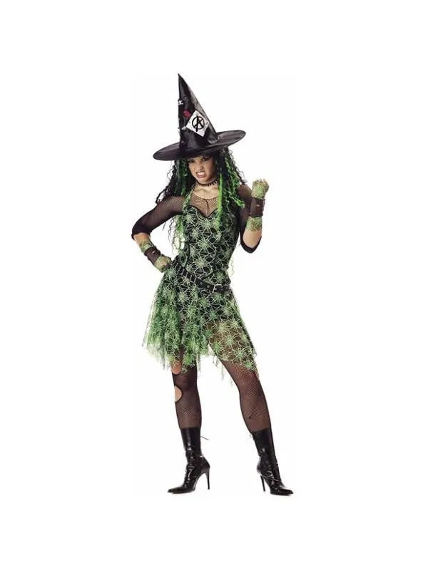 Adult Punk Rocker Witch Costume