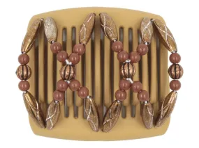 African Butterfly Chameleon Hair Comb - Dalena Blonde 29