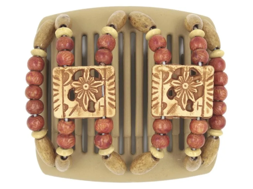 African Butterfly Chameleon Hair Comb - Dupla Blonde 33