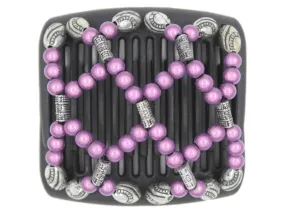 African Butterfly Chameleon Hair Comb - Ndalena Black 31