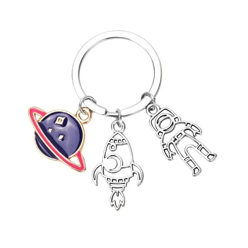 Alien Rocket Spaceship Space Theme Stainless Steel Bracelet