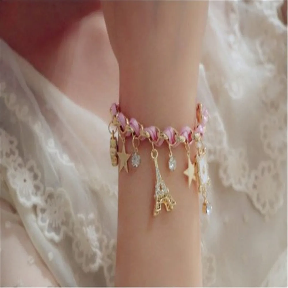 All-match Bracelet Female Jewelry Fashion Tower Star Flower