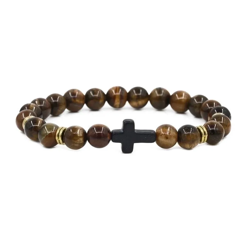 Alloy Fashion Cross Bracelet  (red Pine) Nhyl0582-red-pine