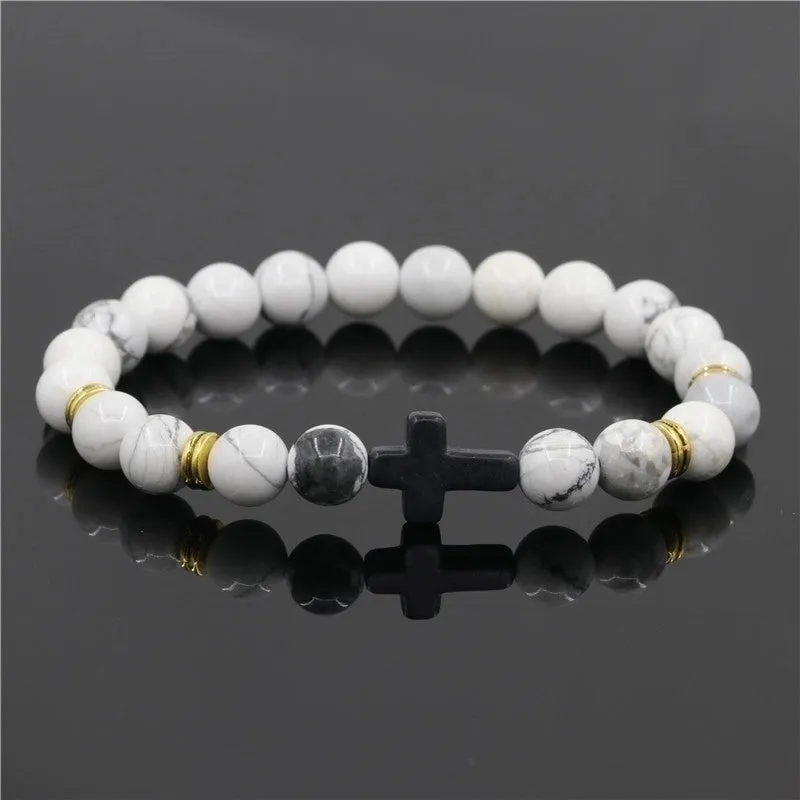 Alloy Fashion Cross Bracelet  (red Pine) Nhyl0582-red-pine