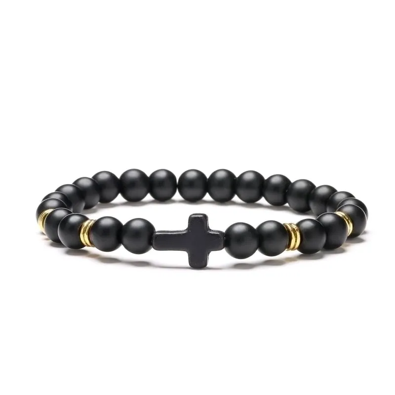 Alloy Fashion Cross Bracelet  (red Pine) Nhyl0582-red-pine