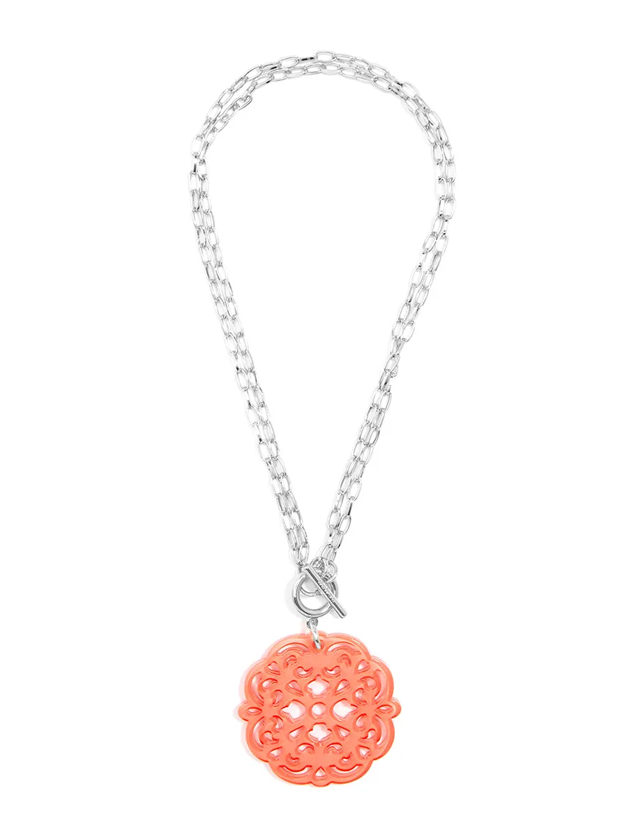 Allure Resin Pendant Necklace