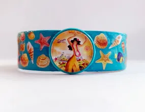 Aloha Hula Hawaii Beach Bangle Bracelet