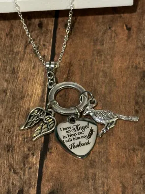 ANGEL HUSBAND Necklace (NC67) 22"