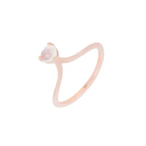 ANIMAUX Peach Heart Ring