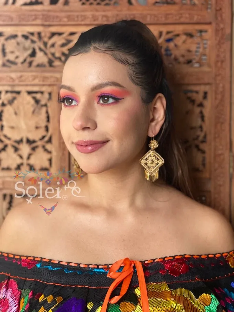 Aretes Cuadrada