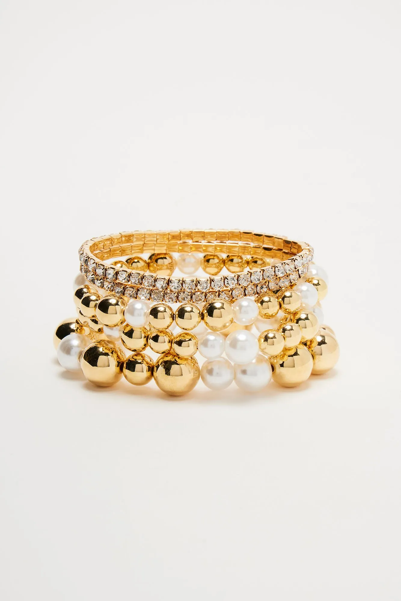 Athena 5 Piece Bracelet Set - Gold