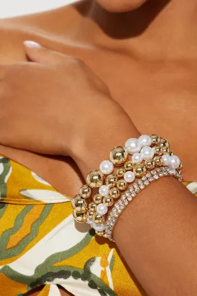 Athena 5 Piece Bracelet Set - Gold