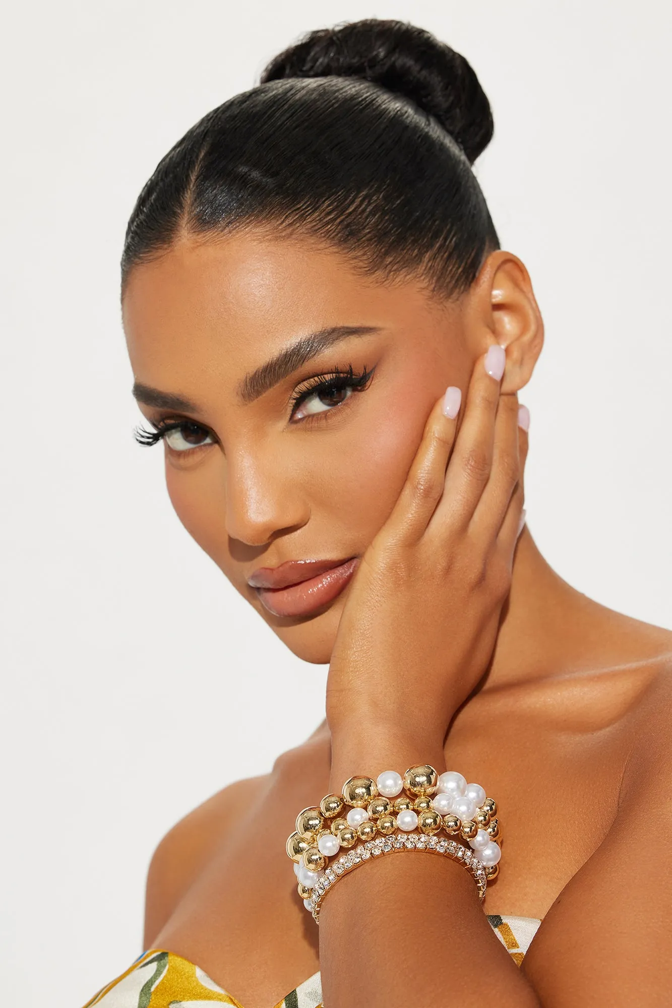 Athena 5 Piece Bracelet Set - Gold