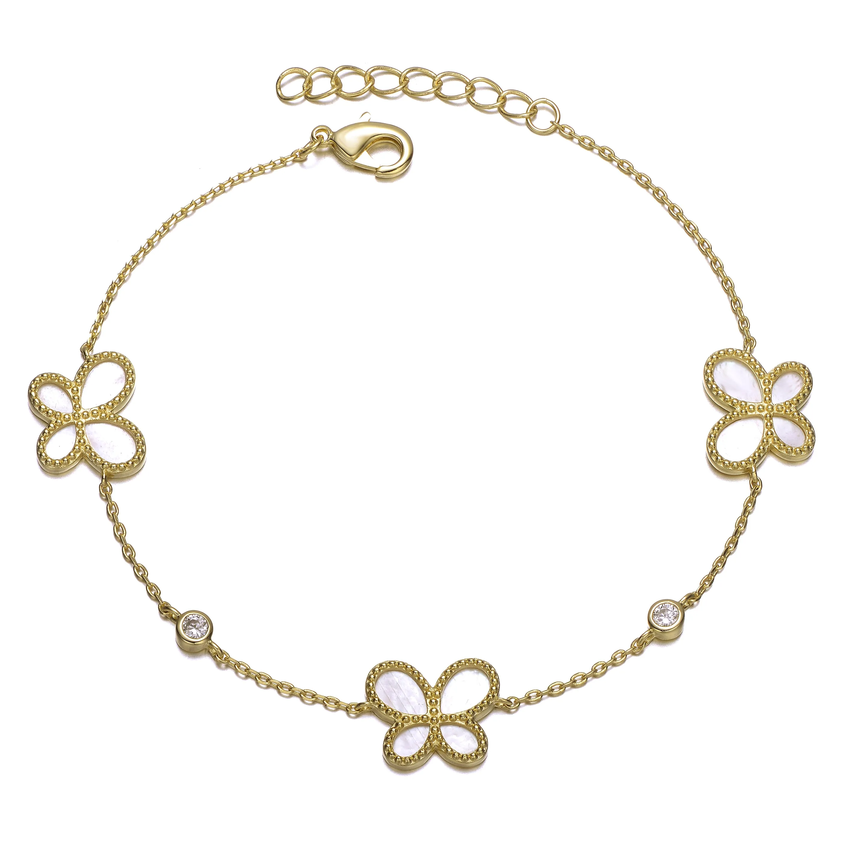 Aurore Dainty Link Butterfly Bracelet