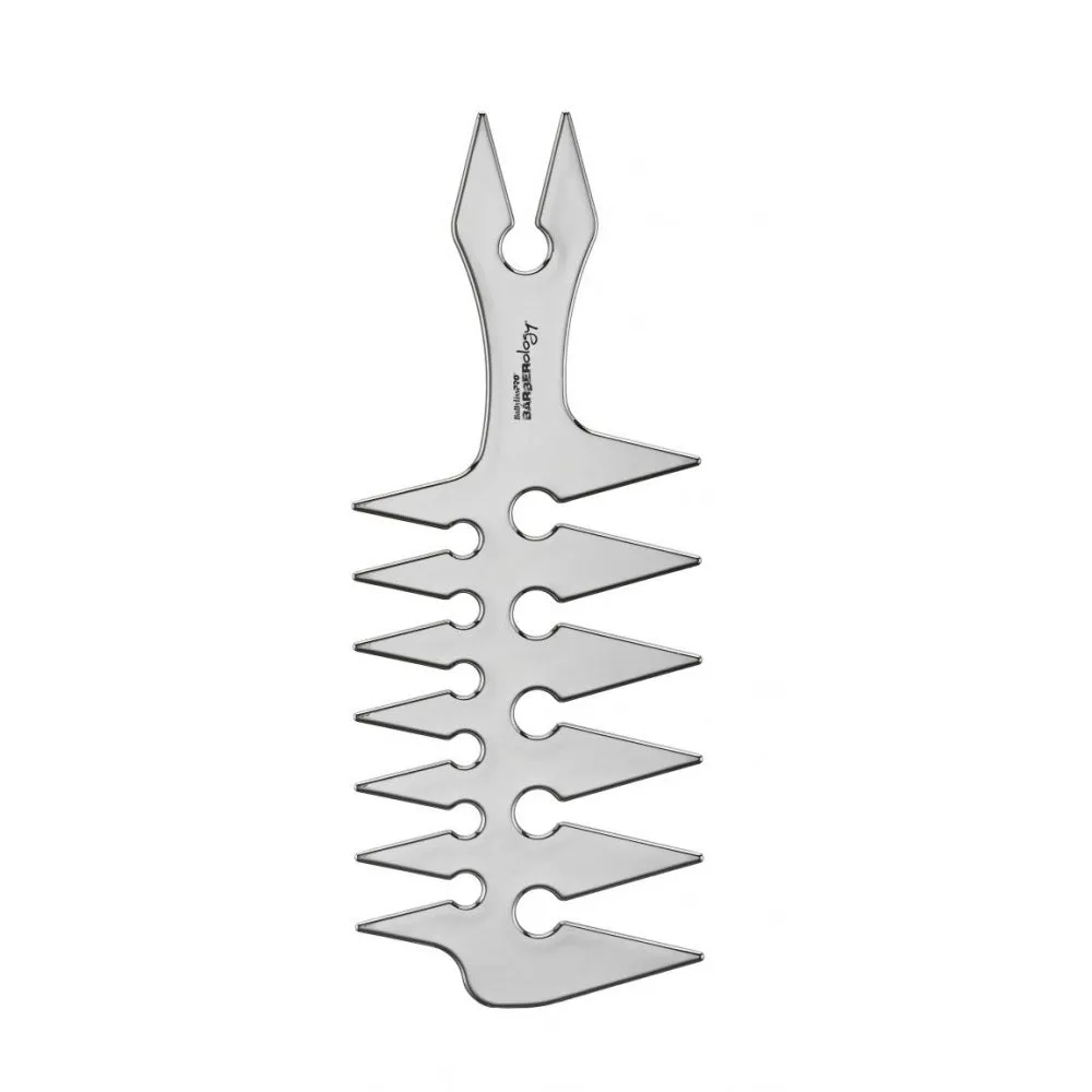 Babyliss Pro BARBERology Silver Styling Comb