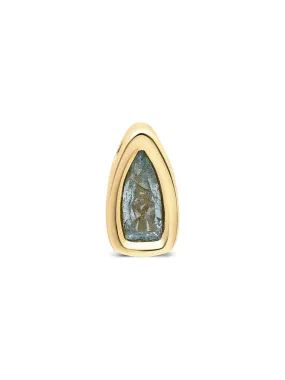 Bana Bead Pendant - Aquamarine