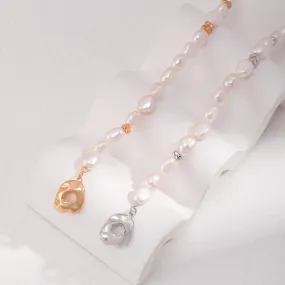 Baroque Pearl Bracelet in Sterling Silver