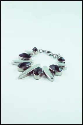 Beveled Faux Stone Bracelet