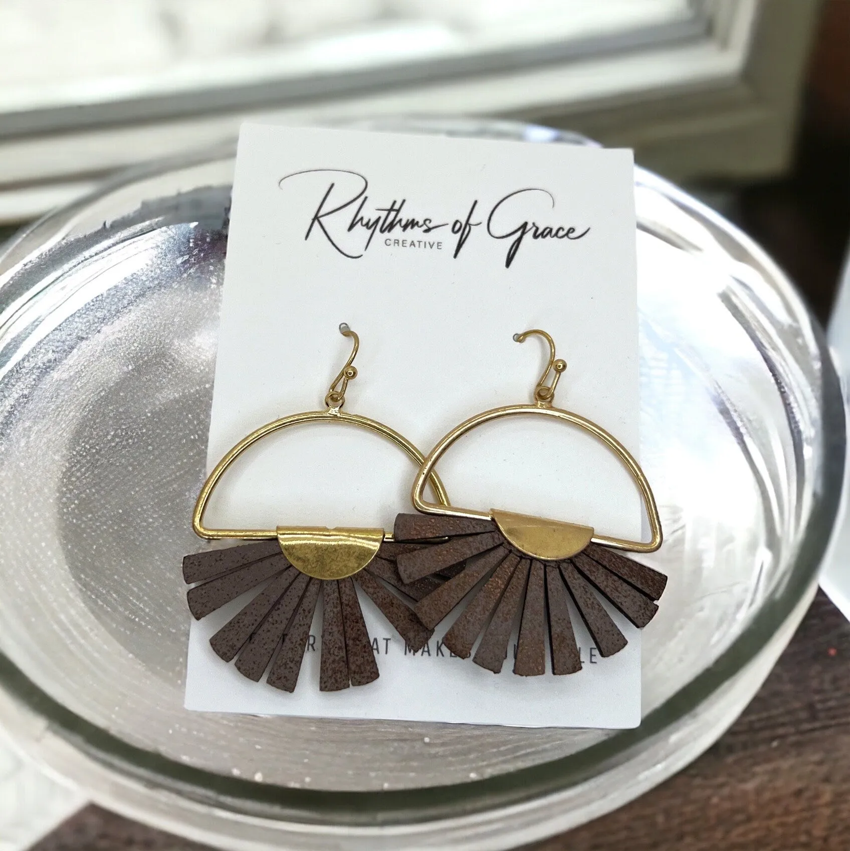 Boho Chic Earrings - Neutral Jewelry, Dangle Earrings, Boho Earrings, Boho Chic, Boho Style, Bohemian Earrings, Bohemian Accessories, Brown