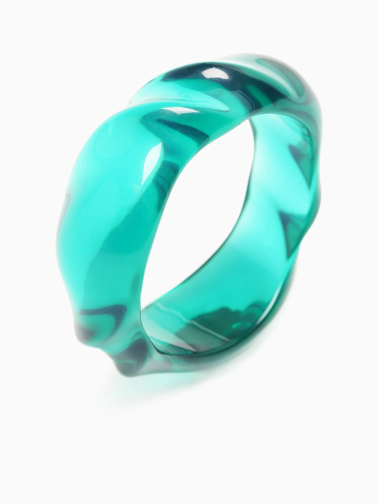 Bra Resin Bangle Green