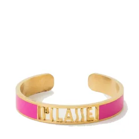 Bracciale Bangle 1A Classe Alviero Martini con Logo Rosa Bubble PN38