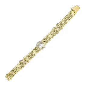 Bracelet - South Sea Pearl And Diamond (2290C)