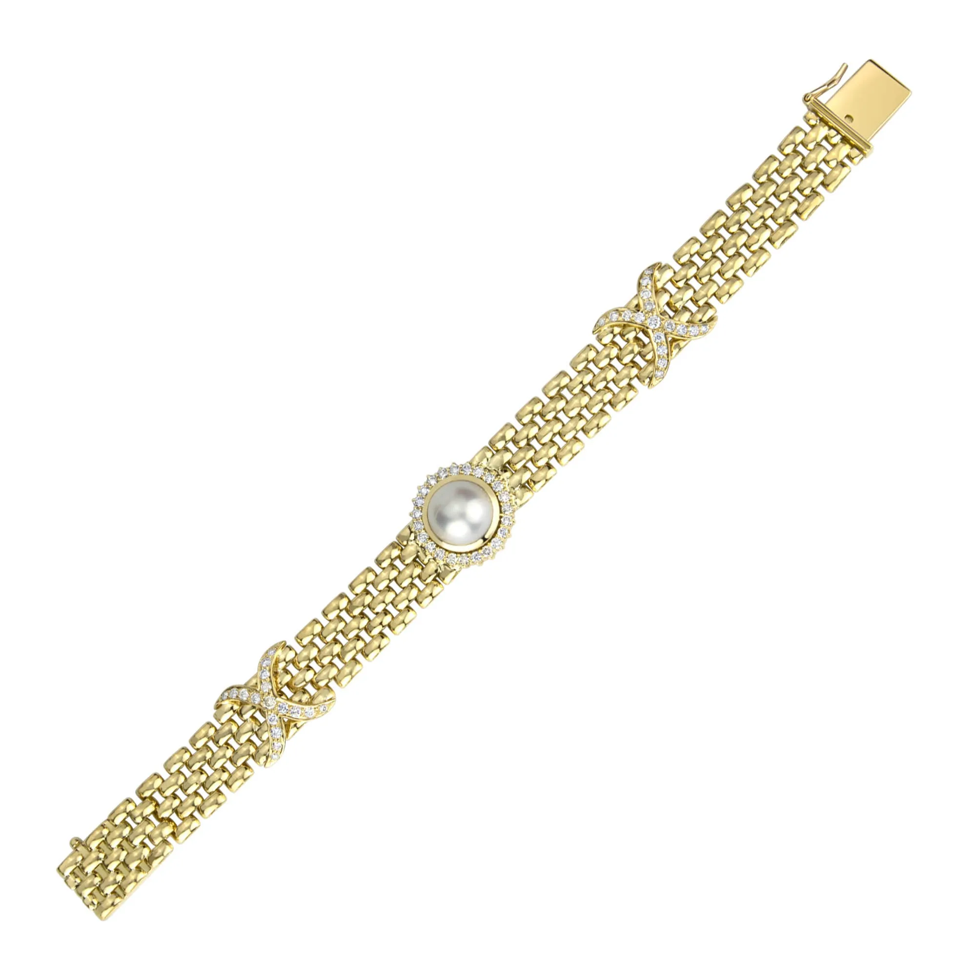 Bracelet - South Sea Pearl And Diamond (2290C)