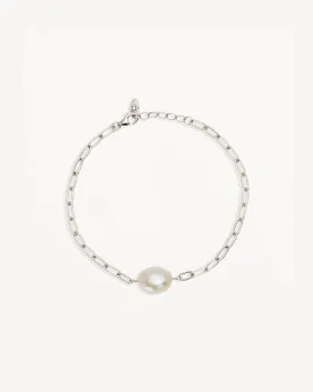 By Charlotte Breathe Pearl Bracelet - Sterling Silver