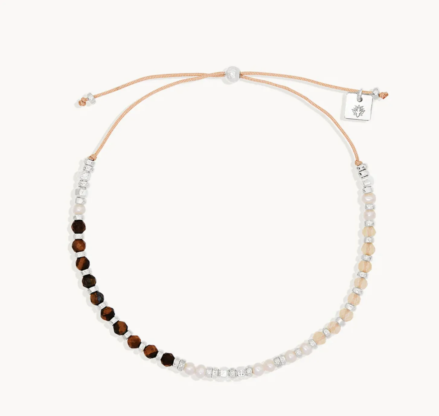 By Charlotte Happiness Crystal Pearl Bracelet