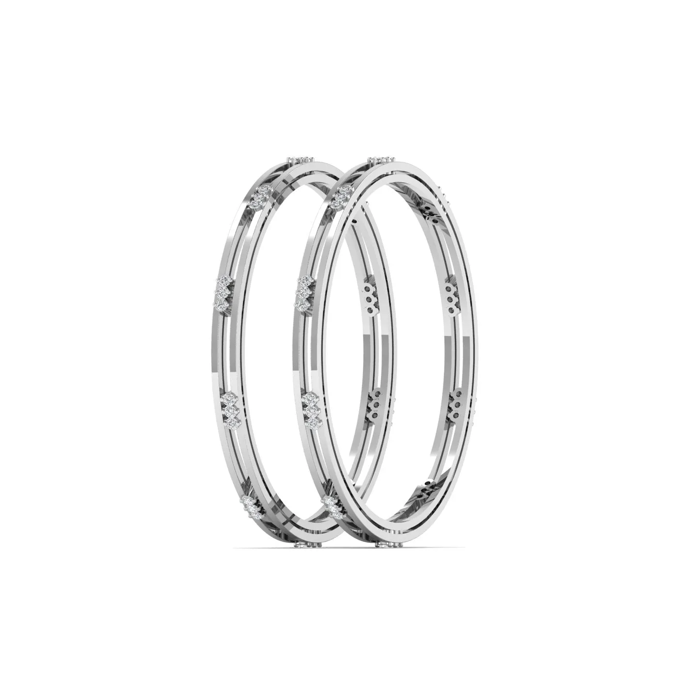 Chic 925 Sterling Silver Bangle