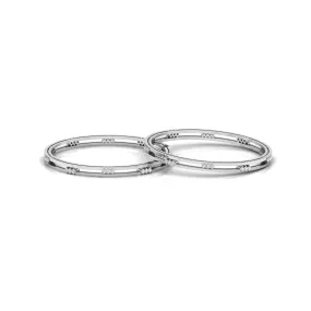 Chic 925 Sterling Silver Bangle
