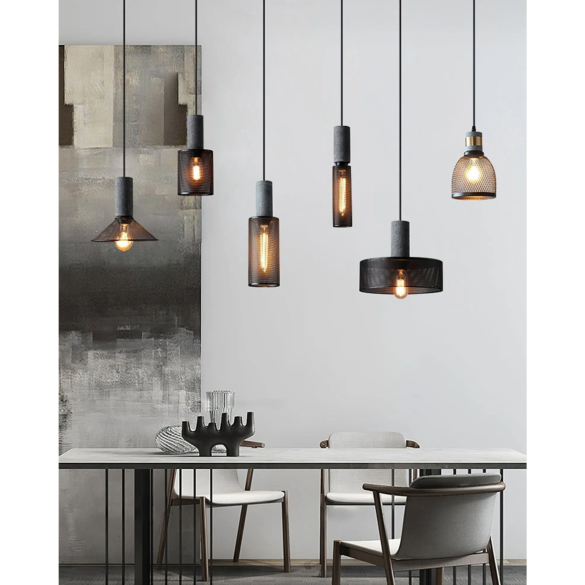 CityGlow Light - Nordische Vintage Kronleuchter Deckenleuchte