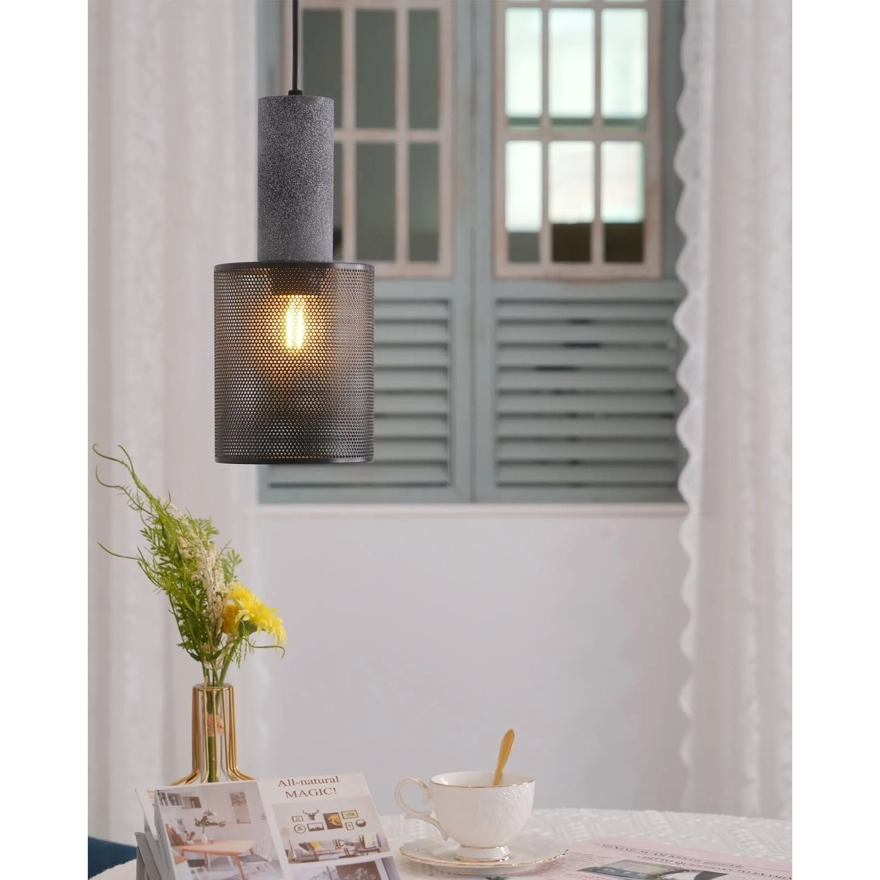 CityGlow Light - Nordische Vintage Kronleuchter Deckenleuchte
