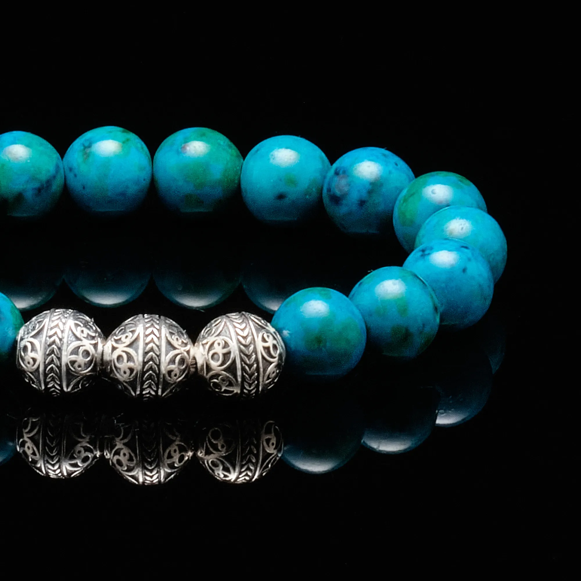 Classic Silver Turquoise Bracelet