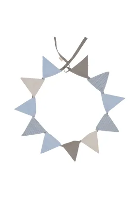 COPENHAGEN COLORS DECO PENNANT 180CM - DUSTY BLUE COMB.