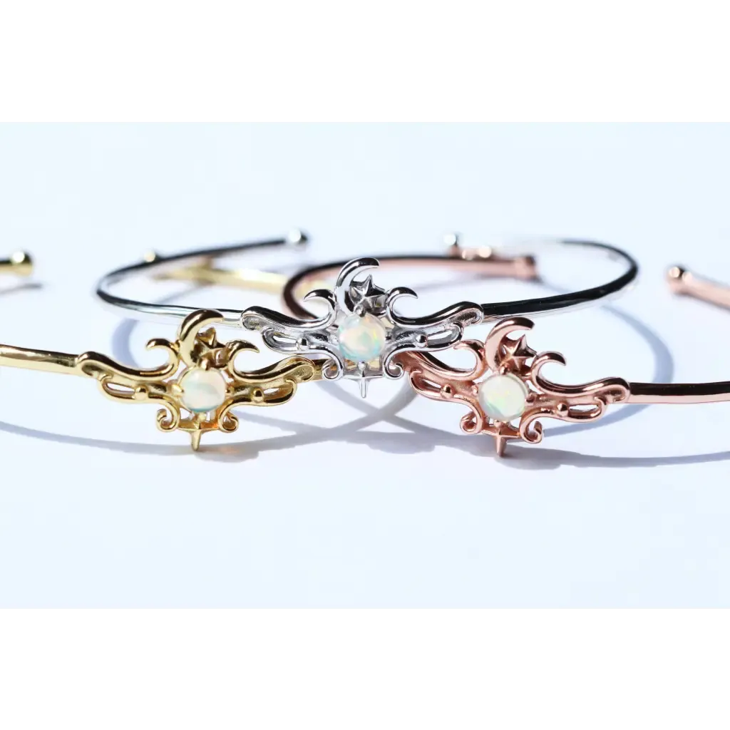 Cosmos Bangles - Gold